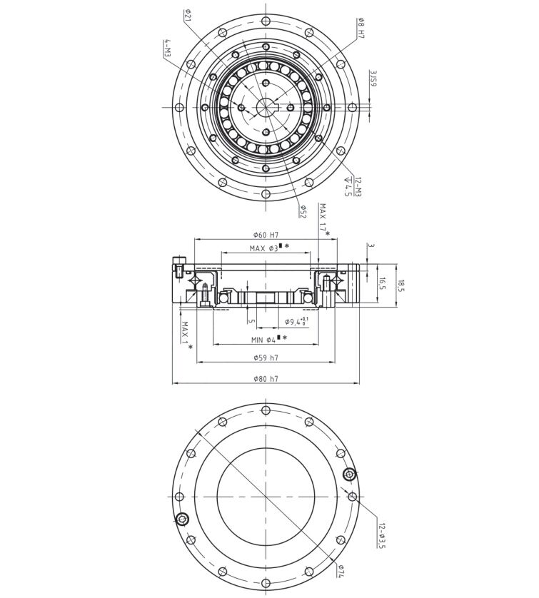 LHD17諧波減速機(jī)